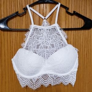 VS PINK White Bralette